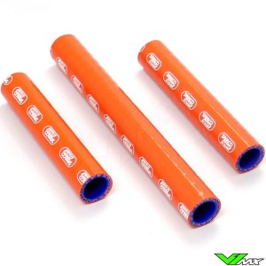 Radiatorhoses Samco sport orange - KTM 250EXC 300EXC Husqvarna TE250 TE300