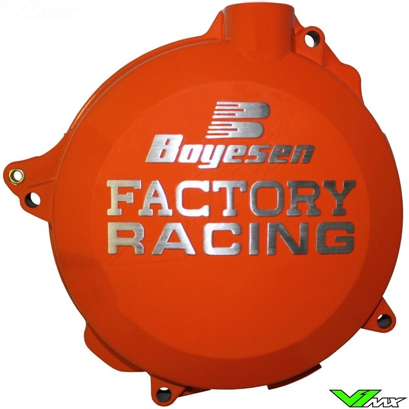 Clutch cover Boyesen orange - KTM 250SX 250EXC 300EXC Husqvarna TC250 TE250 TE300