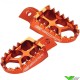 Foot pegs Scar Evolution orange - KTM Husqvarna GasGas Husaberg Beta Sherco