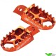 Foot pegs Scar Evolution orange - KTM 85SX Enduro690 Freeride250R Freeride350 Freeride250F Husqvarna Enduro701