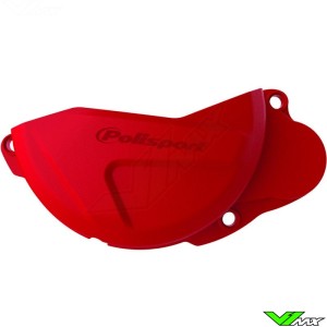 Clutch cover protector Red Polisport - Honda CRF250R
