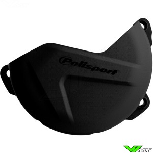 Clutch cover protector Black Polisport - Yamaha WR250F YZF250 YZF250X