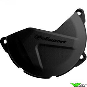 Clutch cover protector Black Polisport - Yamaha WR450F YZF450 YZF450X
