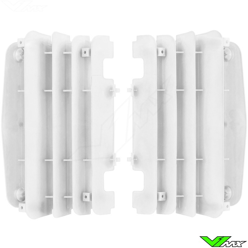 Radiator louvers White Polisport - Yamaha YZF450