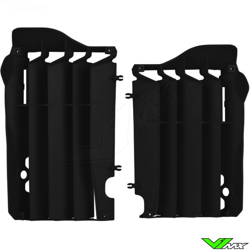 Radiator louvers Black Polisport - Honda CRF250R