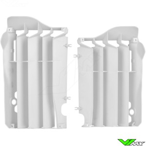 Radiator louvers White Polisport - Honda CRF250R