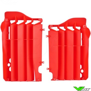 Radiator louvers Red Polisport - Honda CRF450R