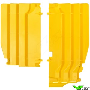 Radiator louvers Yellow Polisport - Suzuki RMZ250