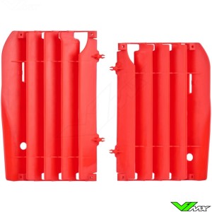 Radiator louvers Red Polisport - Honda CRF450R