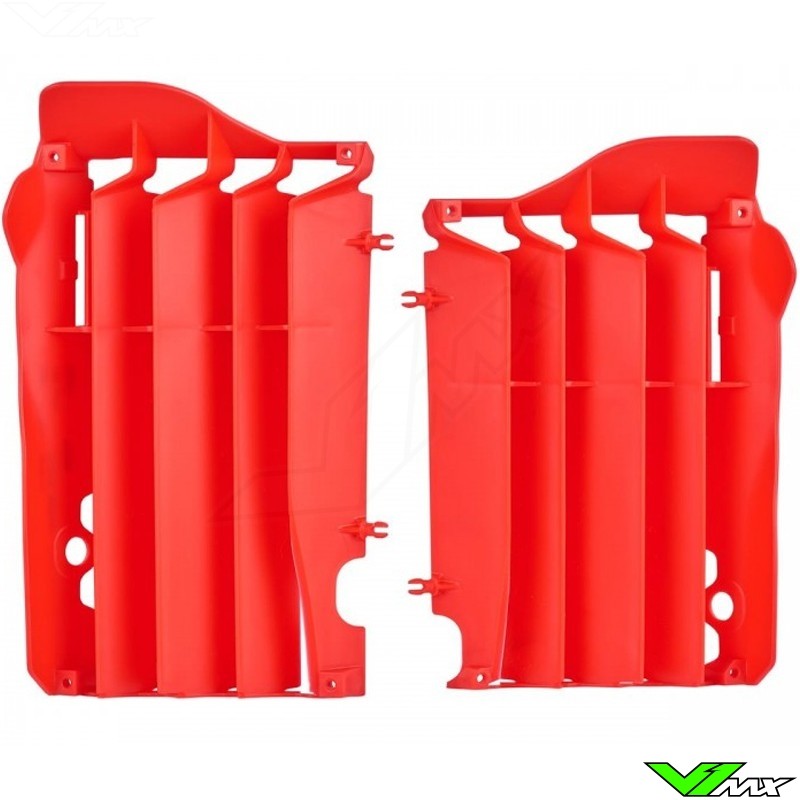 Radiateur lamellen Rood Polisport - Honda CRF250R CRF450R