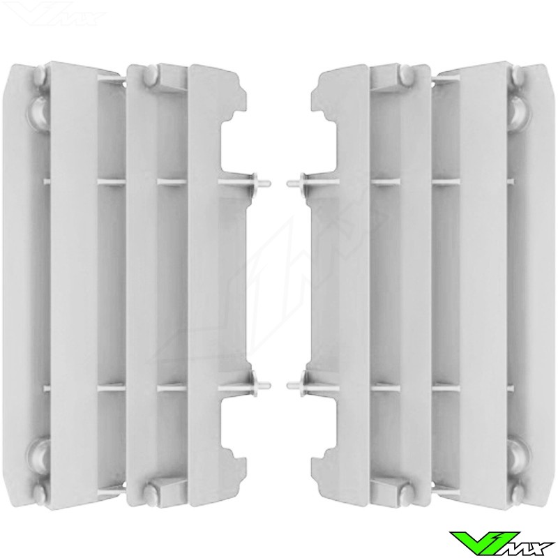 Radiator louvers White Polisport - Yamaha YZ125 YZ125X YZ250 YZ250X