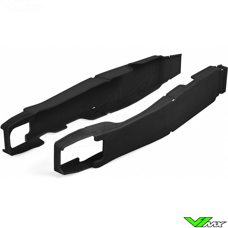 Swingarm protector Black Polisport - Suzuki RMZ250 RMZ450