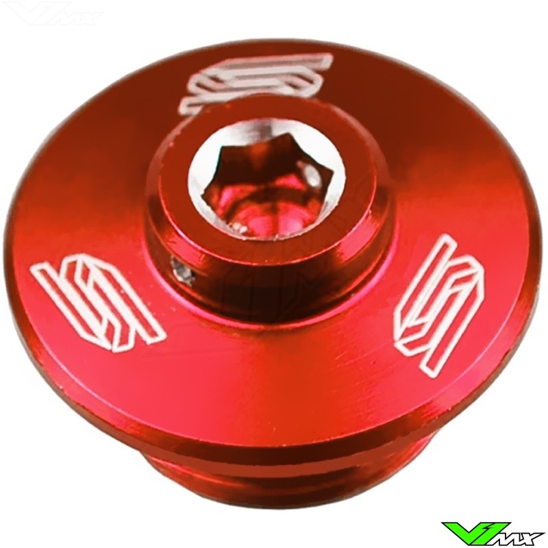 Oil filler plug Red Scar - Kawasaki Honda Yamaha Fantic