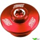 Oil filler plug Red Scar - Suzuki RM85 RM125 RM250 RMZ250 RMZ450 RMX450Z DRZ125