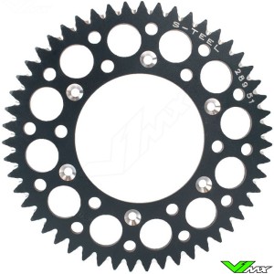 S-Teel Aluminum Rear Sprocket (415) - KTM 50SX Husqvarna TC50 GasGas MC50 MC65