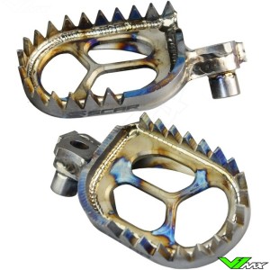 Foot pegs Scar titanium - Suzuki RMZ250 RMZ450 RMX450Z