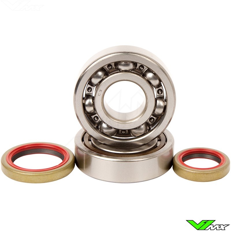 Crankshaft bearing and seal kit Hot Rods - KTM 125SX 144SX 150SX 200SX 200EXC Husqvarna TC125 TE125 TE150