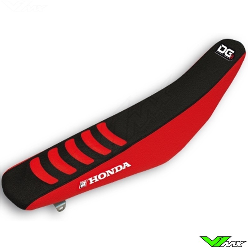 Zadelovertrek Blackbird Double grip 3 zwart/rood - Honda CRF450R