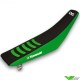 Zadelovertrek Blackbird Double grip 3 zwart/groen - Kawasaki KX85