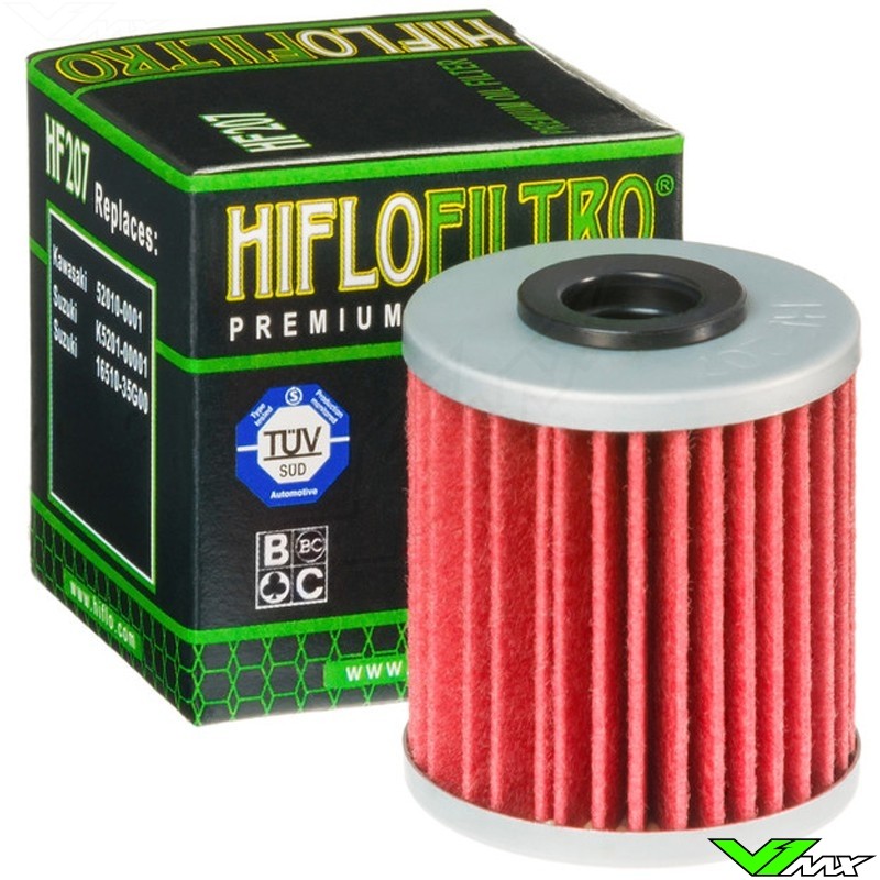 Oilfilter Hiflofiltro HF207 - Kawasaki KXF250 KXF450 Suzuki RMZ250 RMZ450 RMX450Z