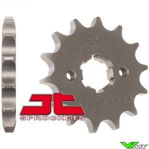 Front sprocket steel JT Sprockets (428) - Yamaha TT-R125 TT-R125E