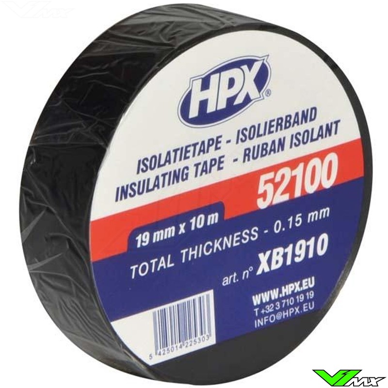 Isolatietape HPX zwart 19mm x 10m