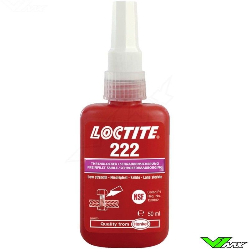 Loctite 222 borgmiddel lage sterkte 50ml