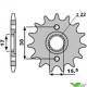 Front sprocket steel PBR (428) - Honda CR80 CR85