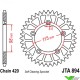 Rear sprocket aluminum JT sprockets (420) - KTM 60SX 65SX Husqvarna TC65