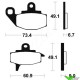 Brake pads Front Tecnium - Kawasaki KX125 KX250 KX500 KLR650