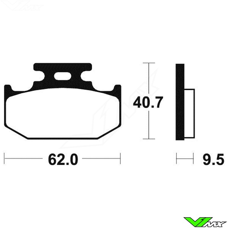 dr650 brake pads