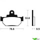 Brake pads Front Tecnium - Suzuki RM250