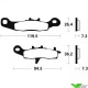 Voorremblokken Tecnium (Race) - Kawasaki KX80 KX85 KX85BigWheels KX100 Suzuki RM85 RM100