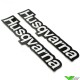 Husqvarna Legpatch wit (2 stuks)