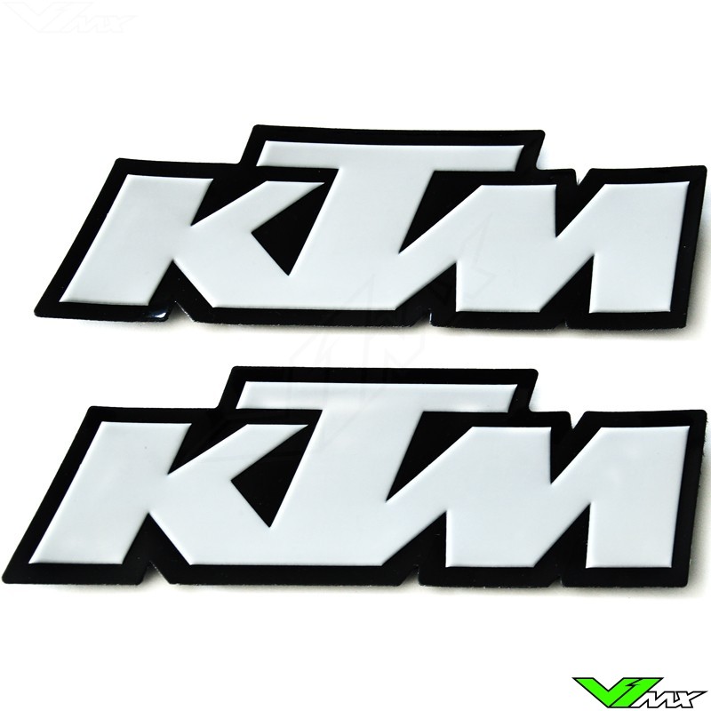 KTM Legpatch white (2 pcs)