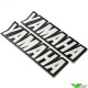Yamaha Legpatch wit (2 stuks)