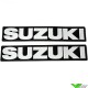 Suzuki Legpatch wit (2 stuks)