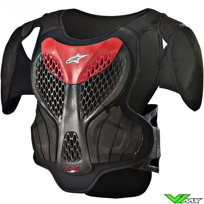 Alpinestars 2018 A5S Youth Body Protector Black / Red