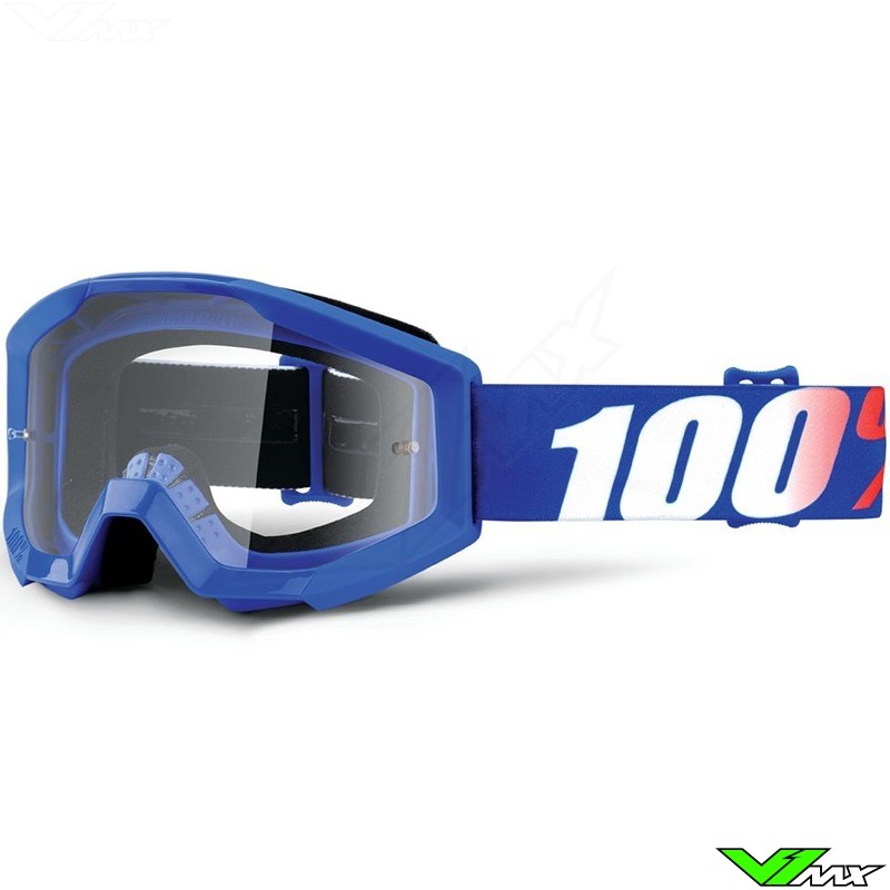 100% Strata Kids Goggle Nation - Clear Lens