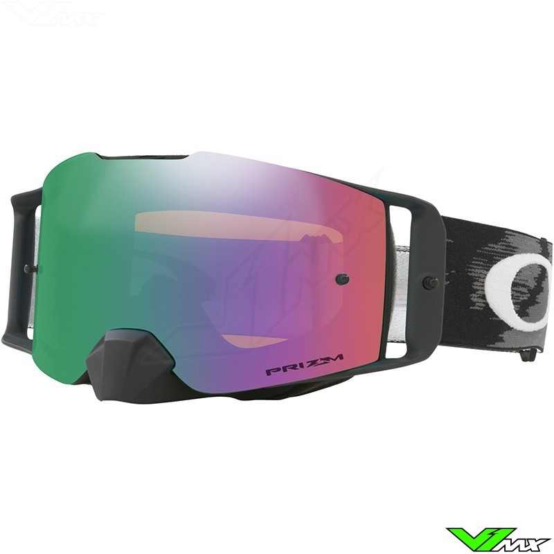 Oakley Frontline MX Crossbril Mat Zwart - Jade Iridium Lens