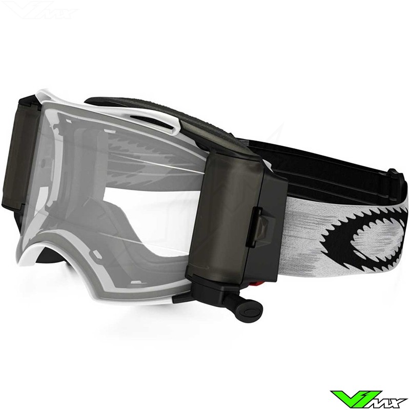 Oakley Airbrake White with Roll-off system
