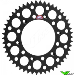 Renthal Rear Sprocket Aluminium Zwart (428) RM80/85 89-.. YZ80/85 94-..