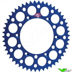 Renthal Rear Sprocket Aluminium Blauw SX+F 90-.. HVA 14-..