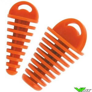 Exhaust Plug Dirtbike Orange