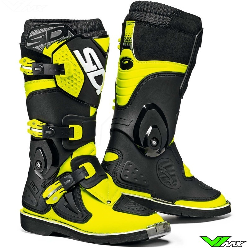 Sidi Flame Kinder Crosslaarzen Geel