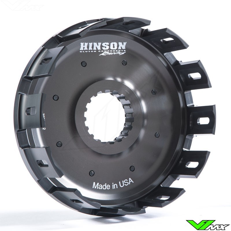 Hinson Aluminium Billetproof Clutch Basket - Honda CR125