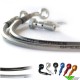 Speedbrakes Rear Brake Line Stainless Steel - Suzuki RM125 RM250