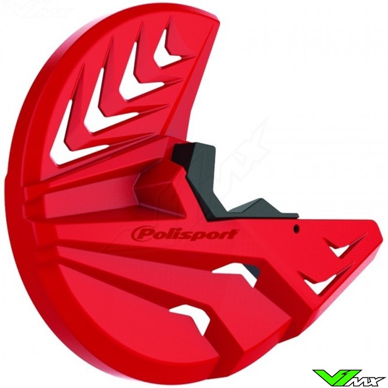 Polisport Brake Disc Protector + Bottom Fork Protector Red - Honda CRF250R CRF450R CRF450RX
