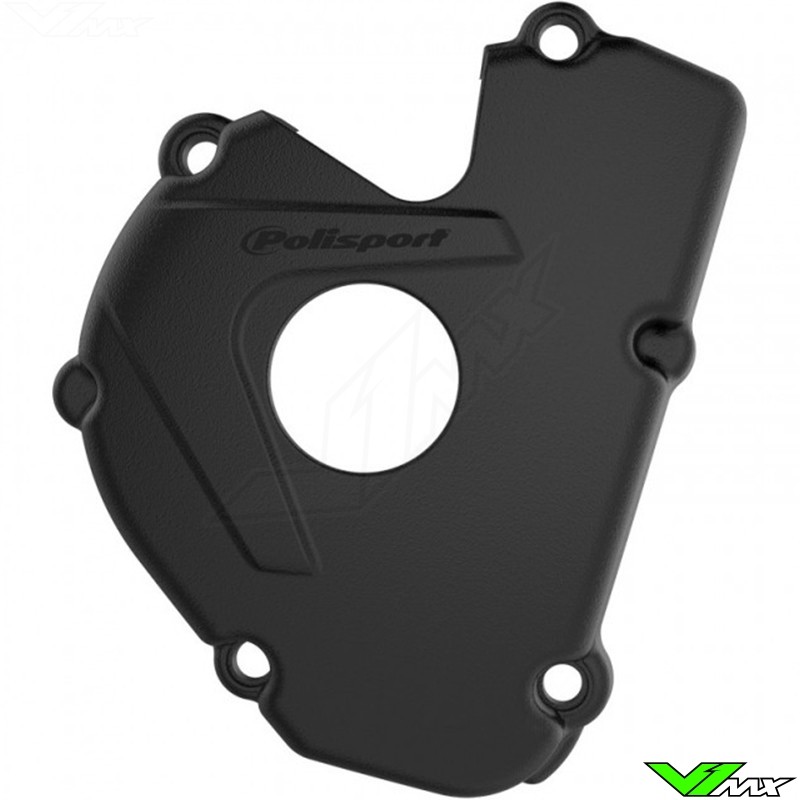 Polisport Ignition Cover Protector Black - Kawasaki KXF250