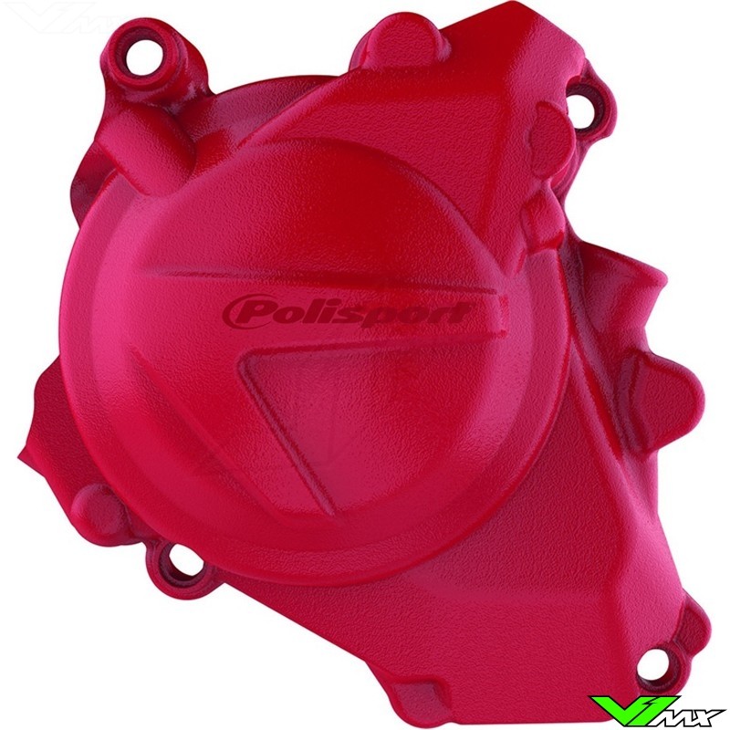 Polisport Ignition Cover Protector Red - Honda CRF450R CRF450RX